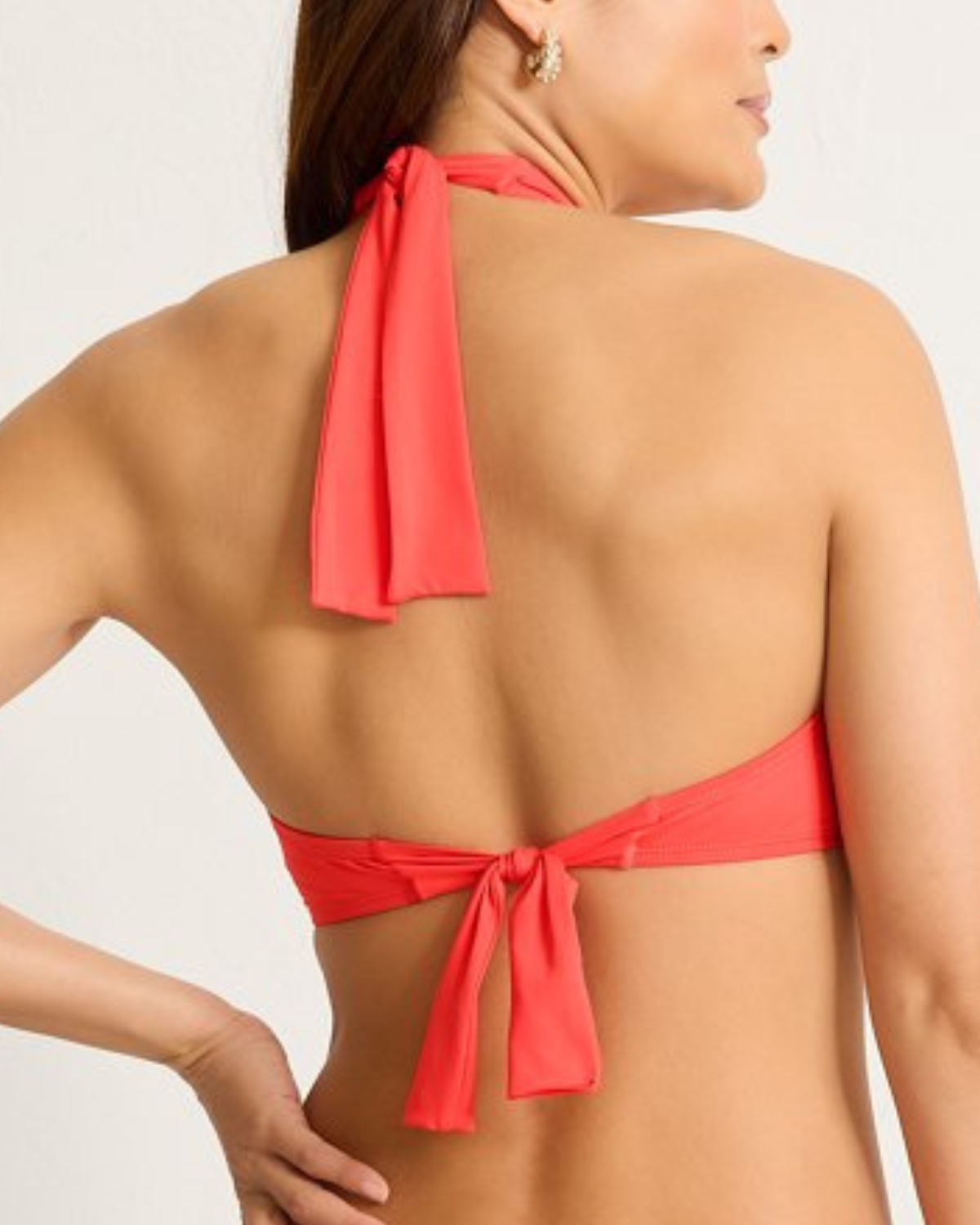 2025 Tommy Bahama Pearl Halter Cutout Bikini Top - Ss100526