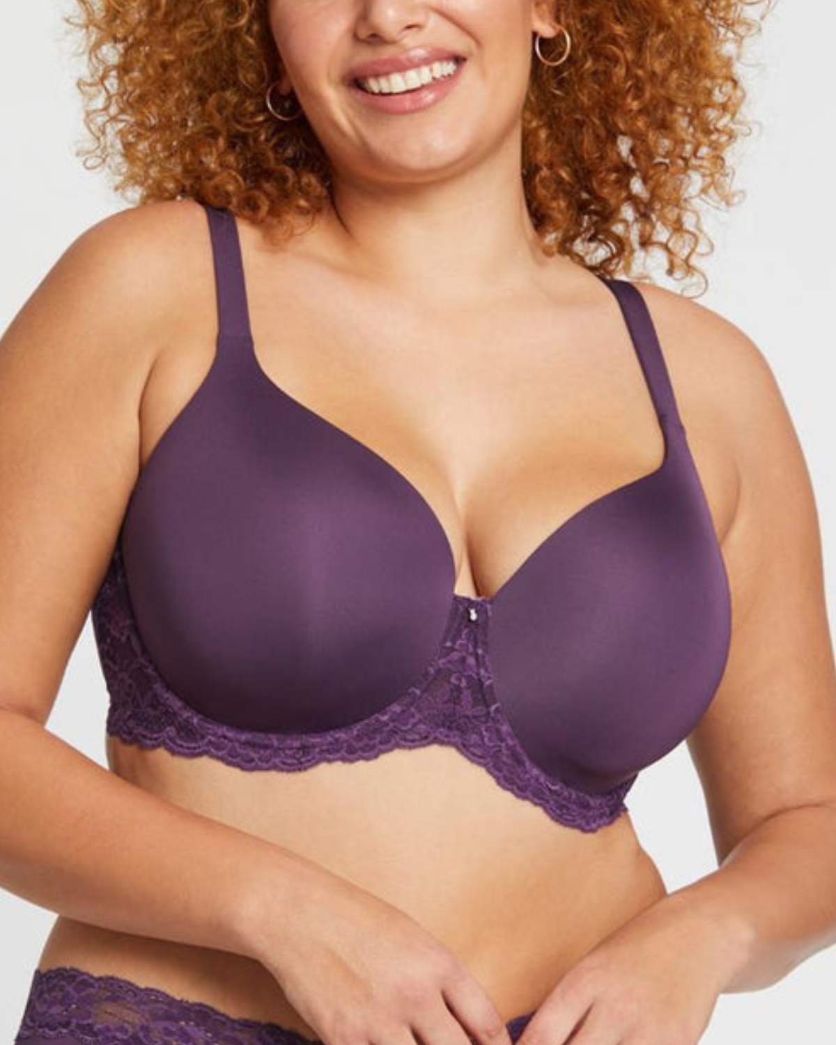 Montelle Pure Plus Full Coverage T-Shirt Bra in Gemstone Blue FINAL SALE  (40% Off) - Busted Bra Shop
