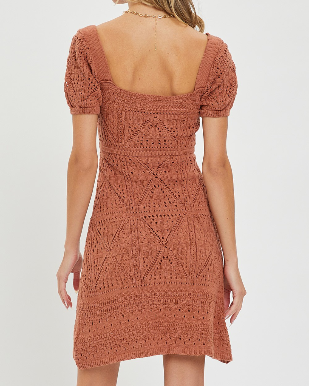 2024 Sweet Lovely Crochet Mini Dress (More colors available) - Sw780