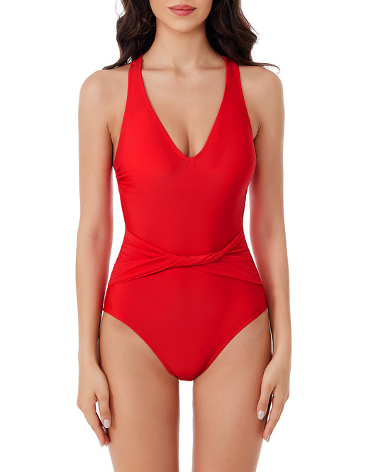 2023 BCA by Becca Virtue Tori Twist One Piece (More colors available) - 1611231