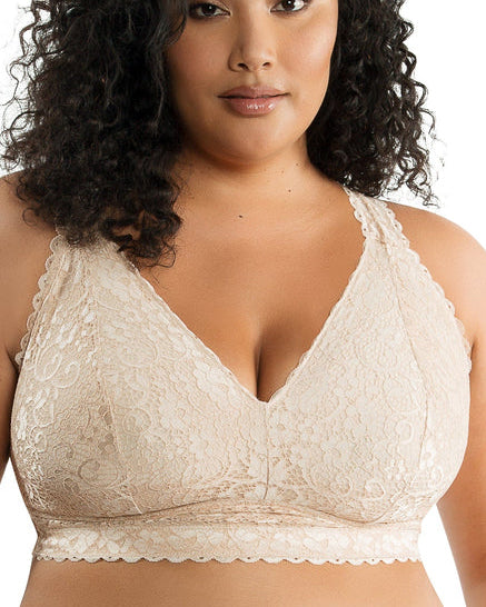 Parfait Adriana Lace Bralette - P5482 - Bare (Final Sale, Cannot Be Returned or Exchanged)