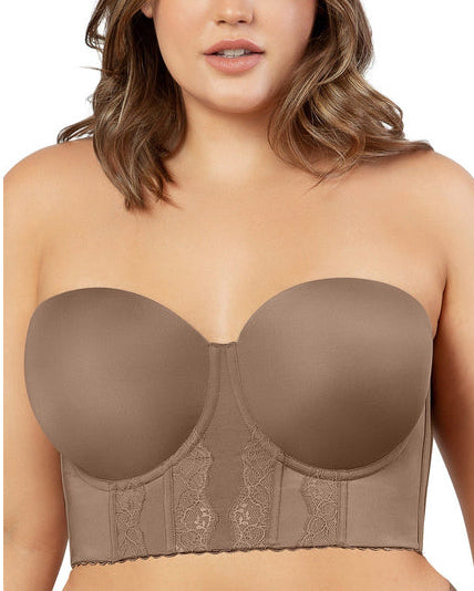 Parfait Elissa Strapless Long Line Bustier Bra (More colors available) - P50116 - Mid Nude