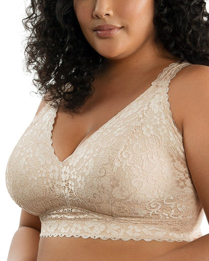 Parfait Adriana Lace Bralette - P5482 - Bare (Final Sale, Cannot Be Returned or Exchanged)