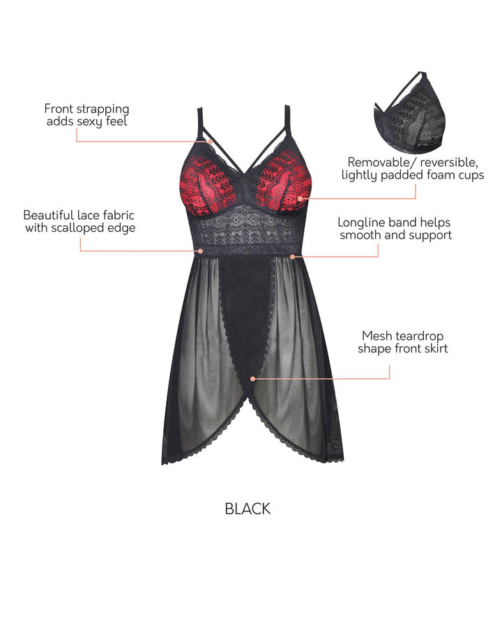 Parfait Mia Lace Chemise (More colors available) - P5959