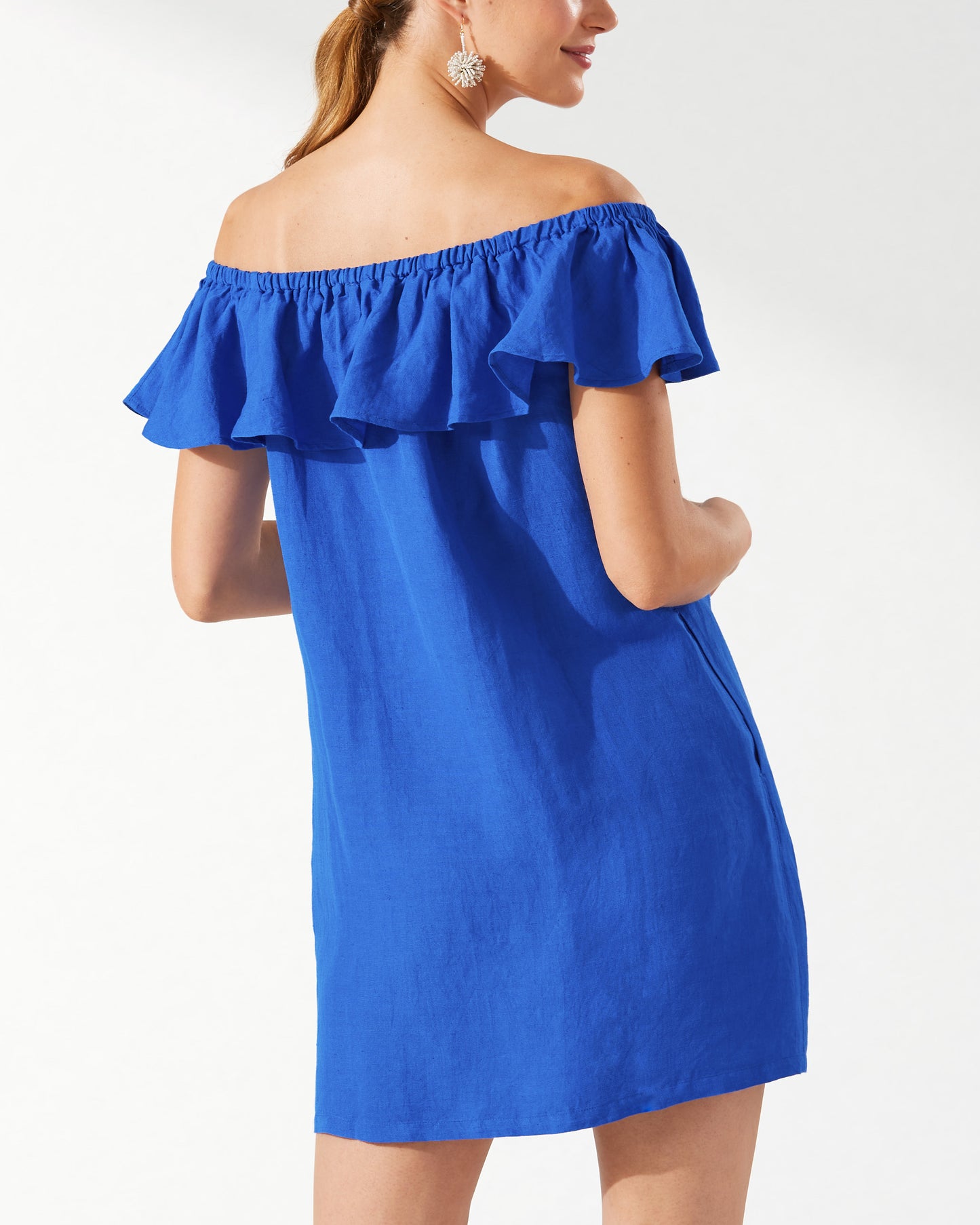 2024 Tommy Bahama Solids Off Shoulder Dress - TSW51030C