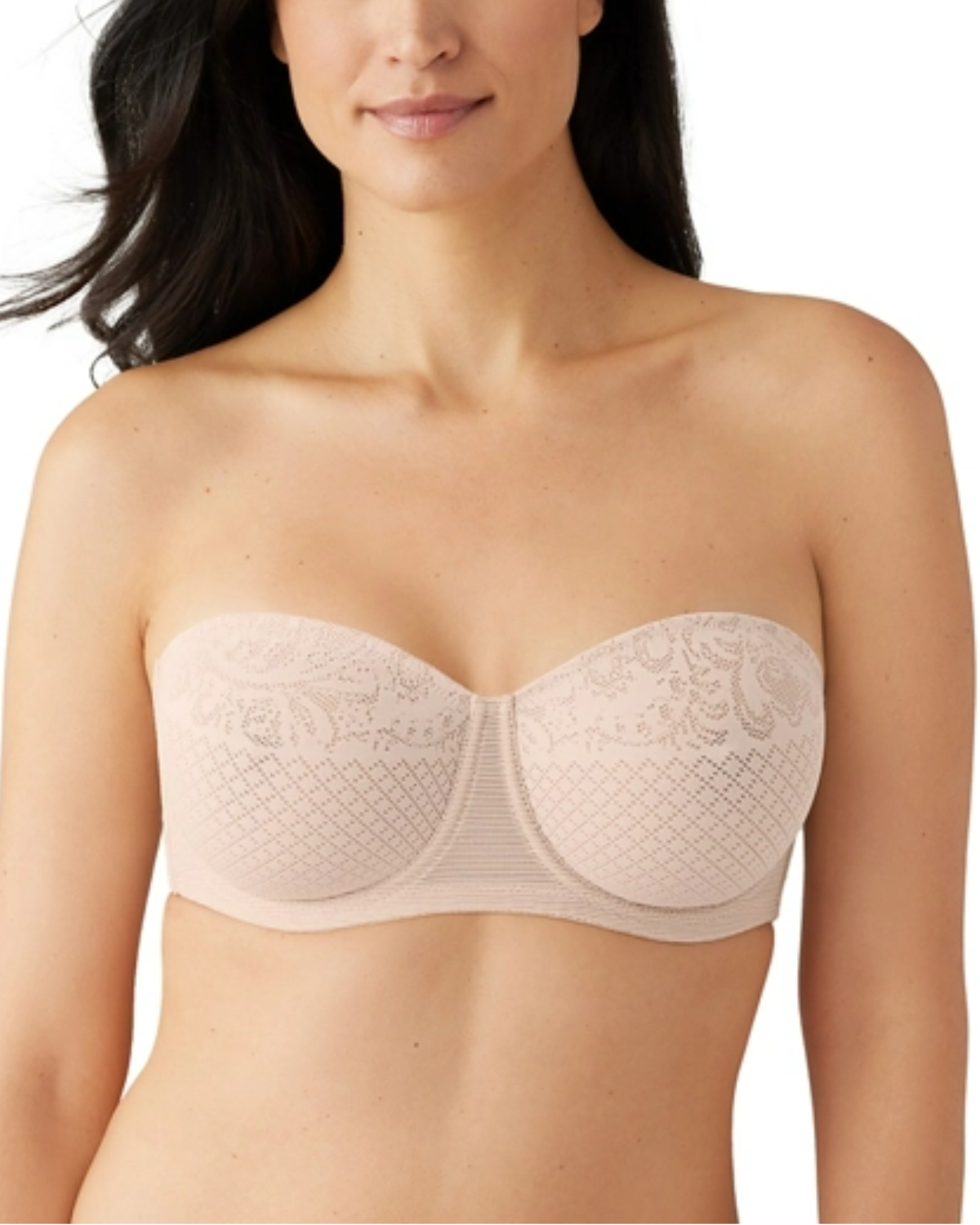 Wacoal Visual Effects Strapless Minimizer Bra 854310 32D / Black Wacoal Visual Effects Strapless Minimizer Bra 854310 32D / Black