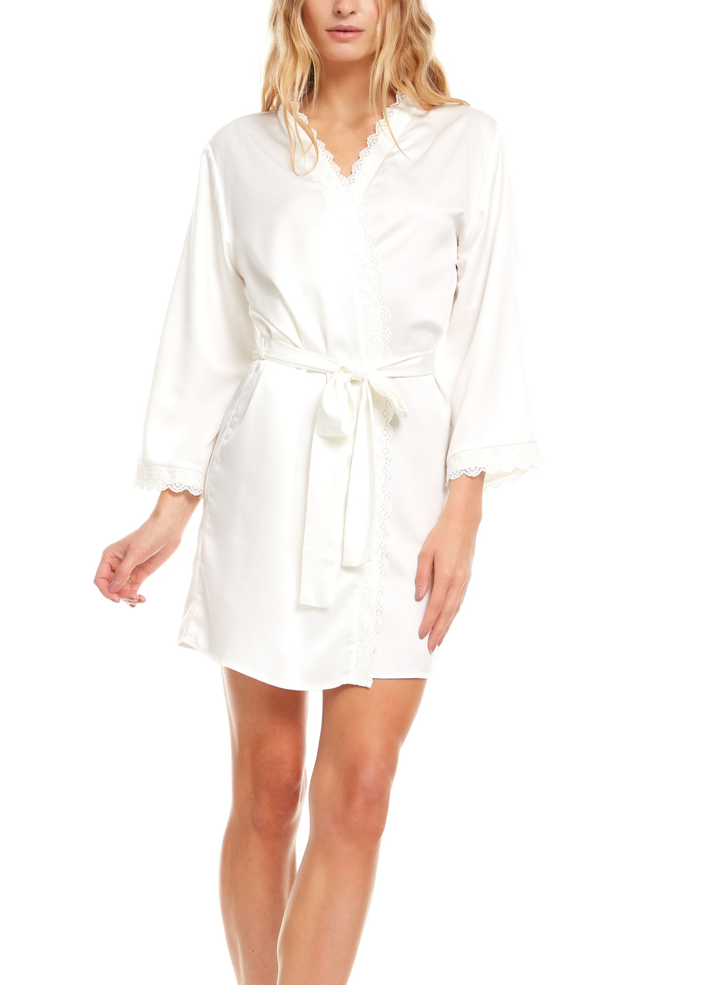 Flora Nikrooz Victoria Charmeuse Robe - Q80985