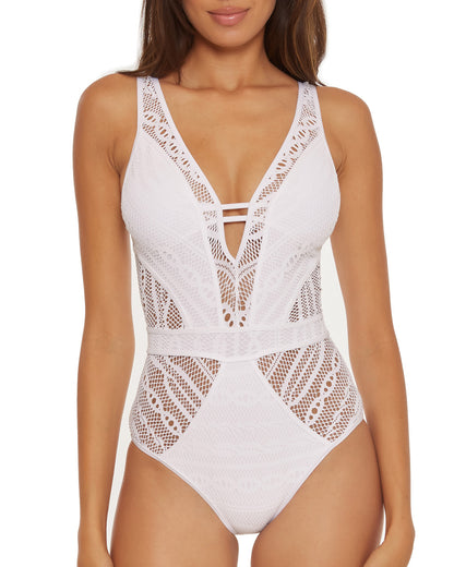 2023 Becca by Rebecca Virtue Color Play Plunge One Piece (More colors available) - 711037