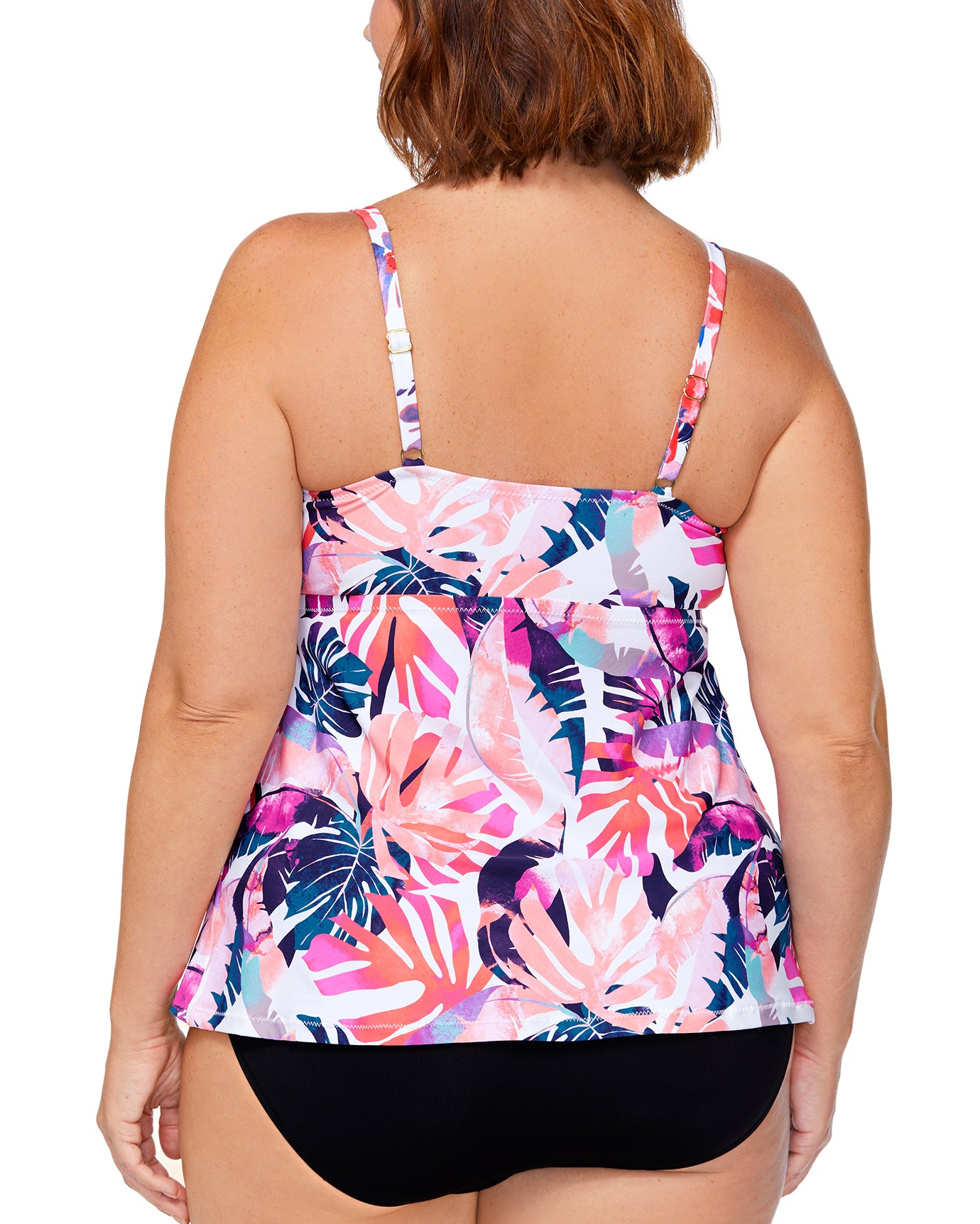 2023 Leilani Plus Palm Beach 3 Tier Tankini Top - J850860