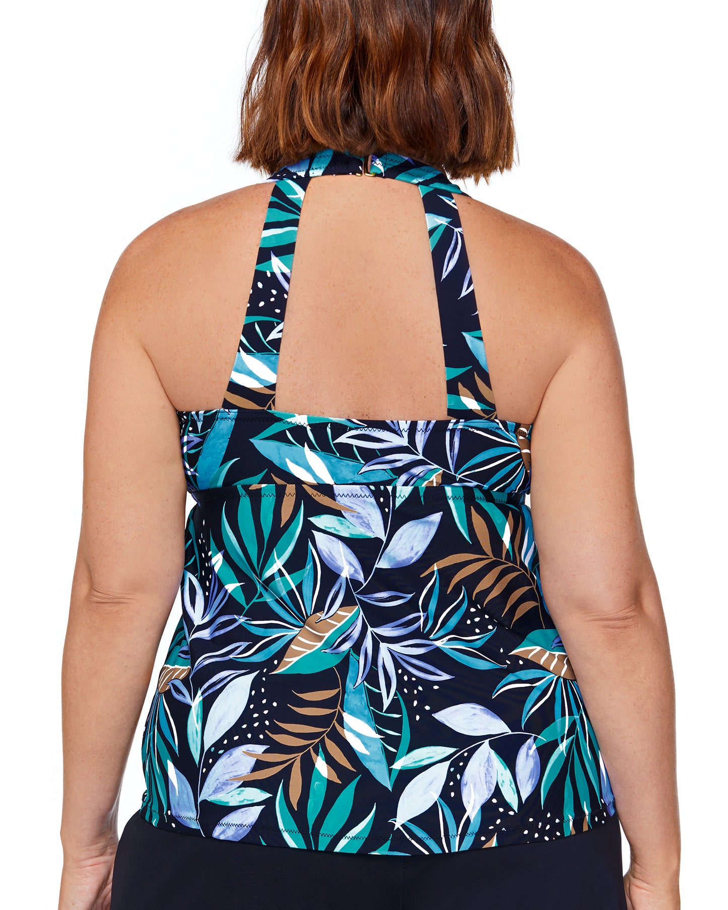2023 Leilani Plus Oceanside Palm H-Back Tankini - J851056