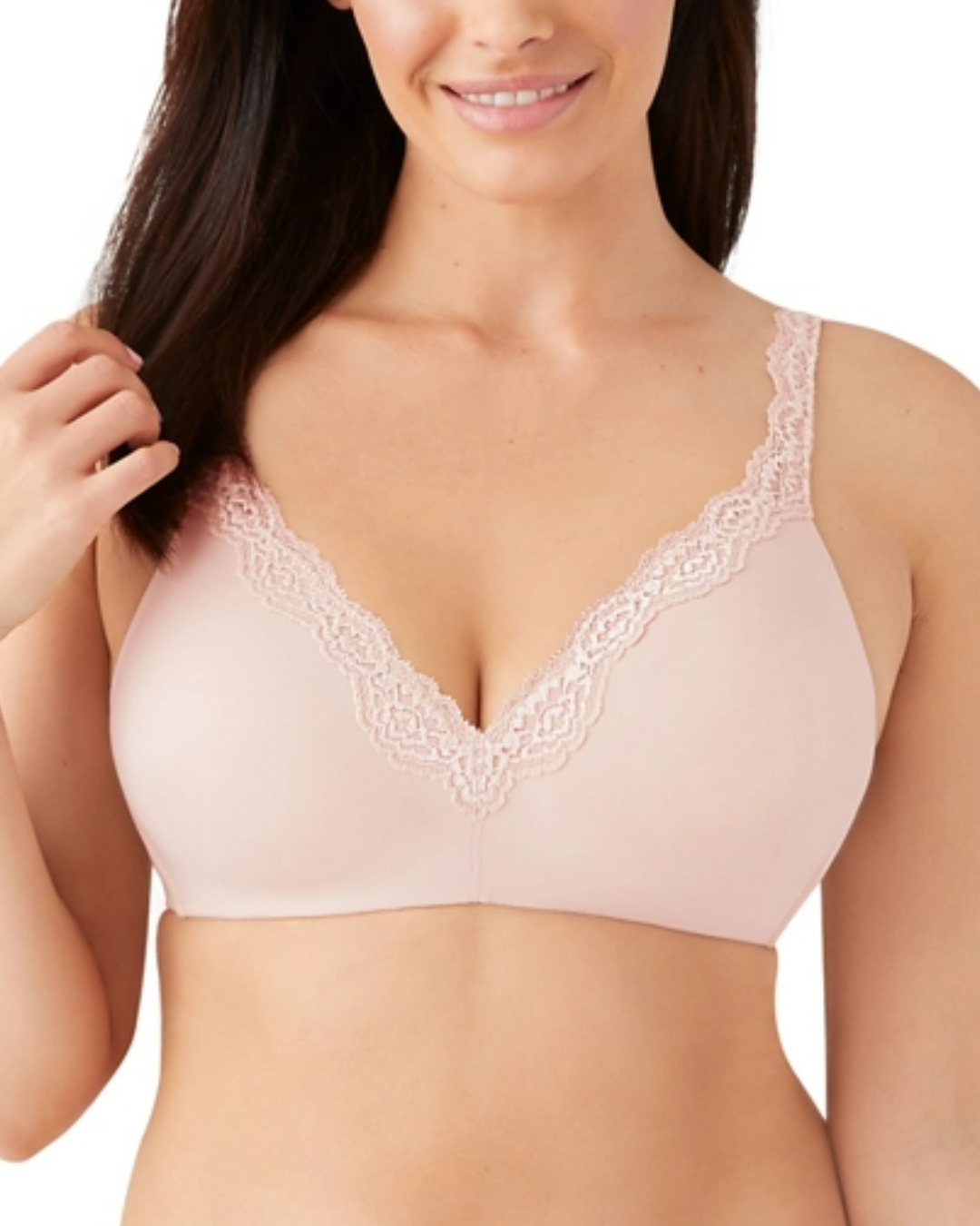 Wacoal Softly Styled Wire Free Bra (More colors available) - 856301 - Rose  Dust