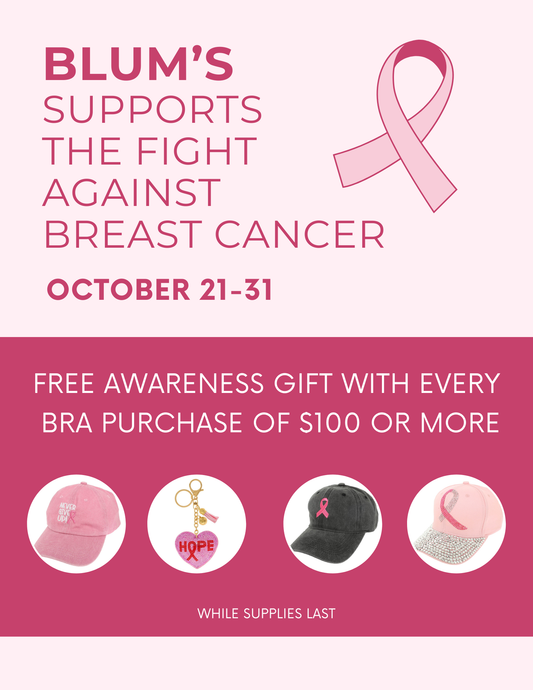 Join Blum’s in Supporting Breast Cancer Awareness — Oct 21–31