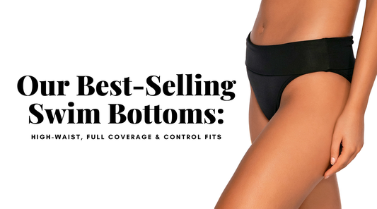 Best-Selling Swim Bottoms for Women | High-Waist, Full Coverage & Adjustable Fits