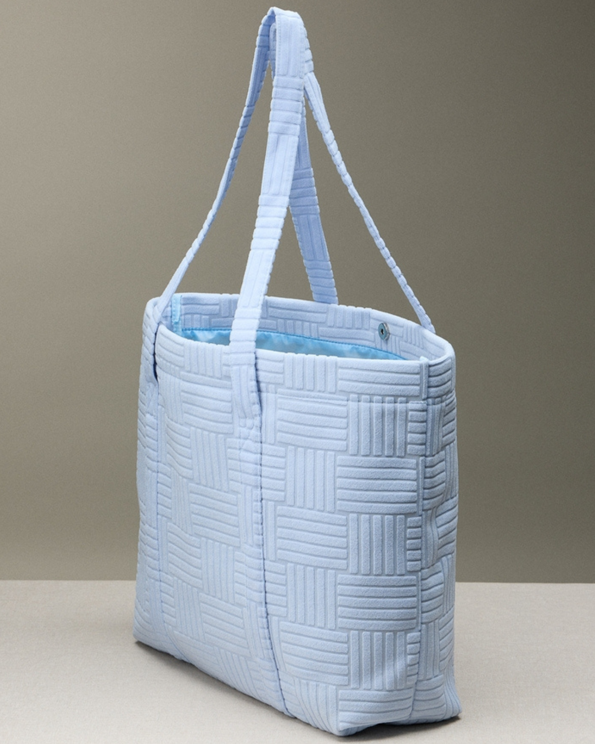 Frem Quilted Tote Bag with Woven Texture (More colors available) - M-5Ag78035