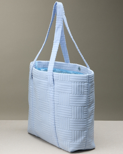 Frem Quilted Tote Bag with Woven Texture (More colors available) - M-5Ag78035