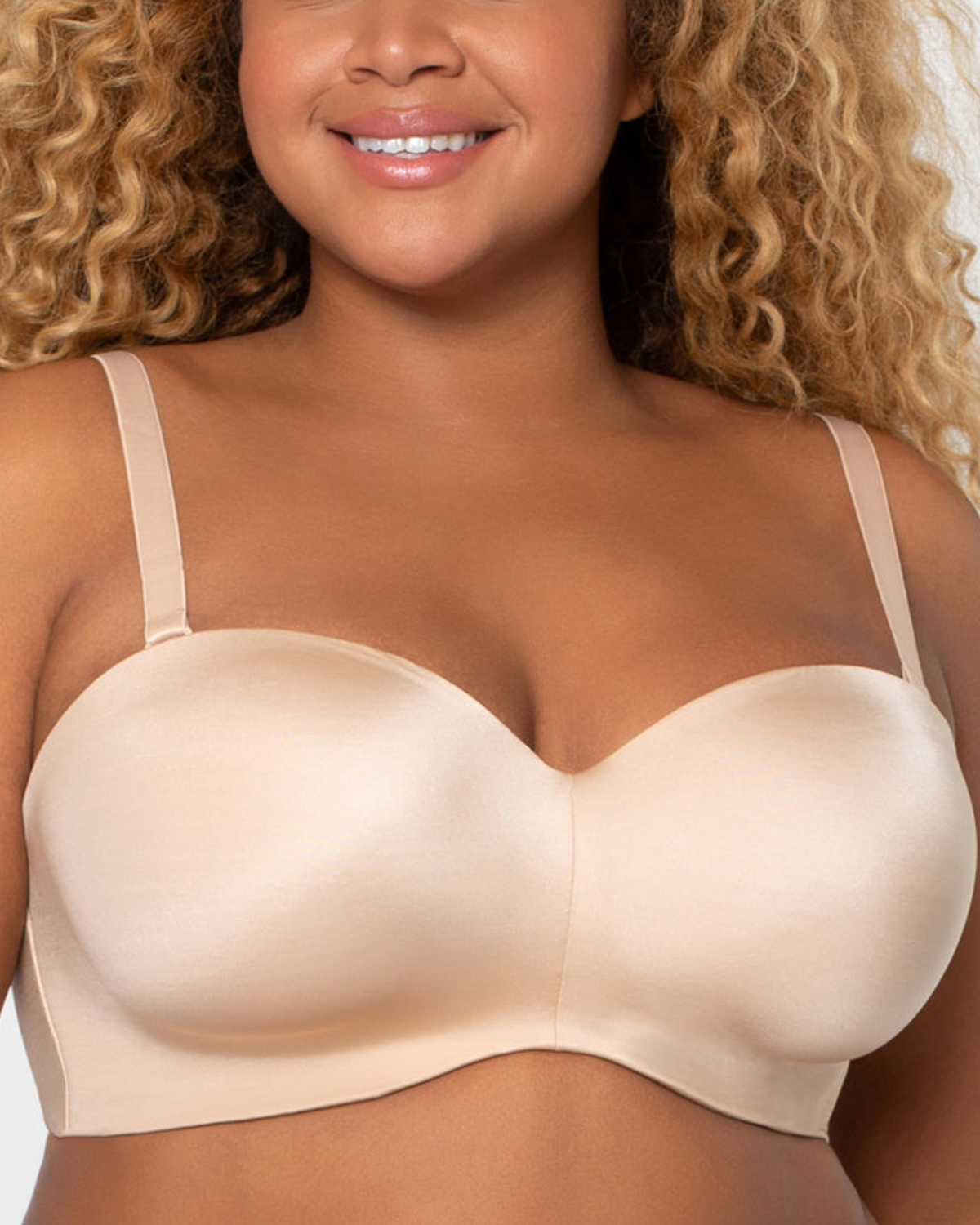 Curvy Couture Smooth Strapless Smooth Strapless Multi-Way Bra