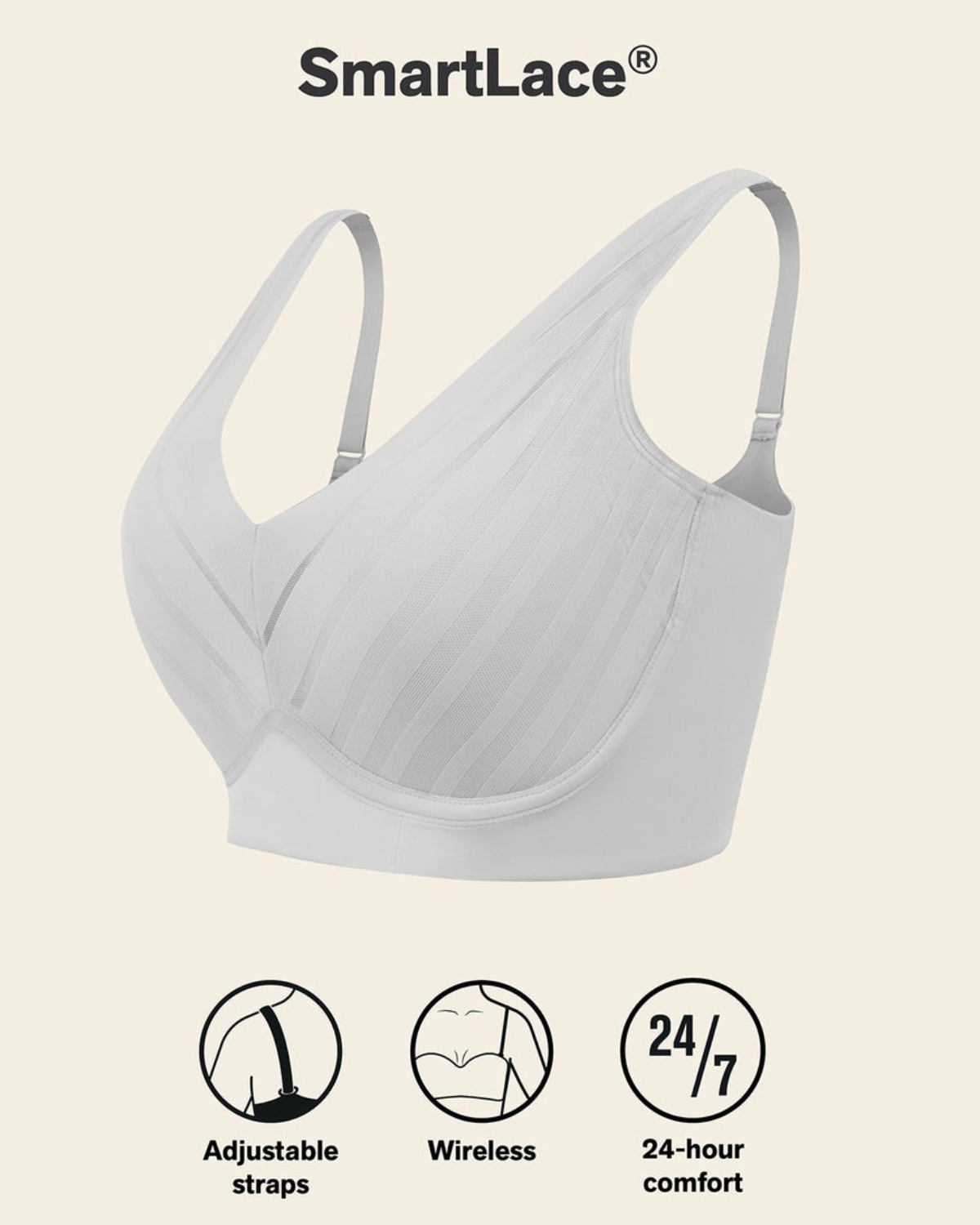 Leonisa Daily Lace Wireless Support Bra (More Colors Available) - 091174