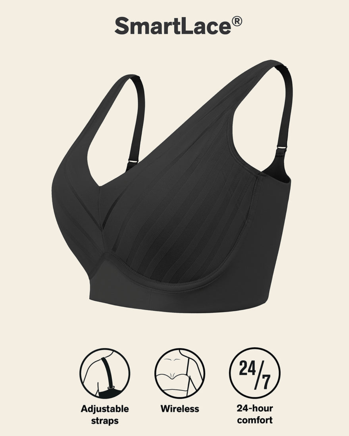 Leonisa Daily Lace Wireless Support Bra (More Colors Available) - 091174
