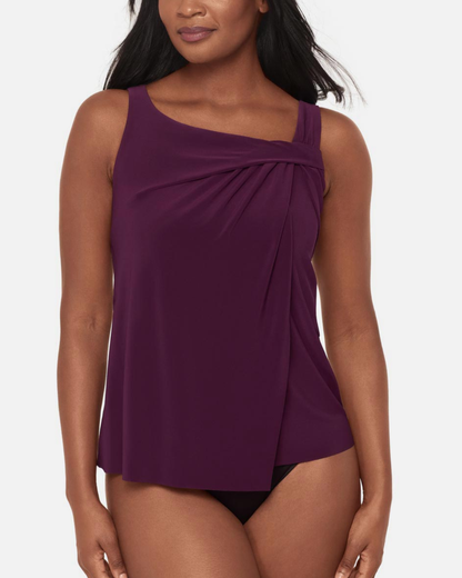 Miraclesuit Rock Solids Atria Tankini Top - 6567396