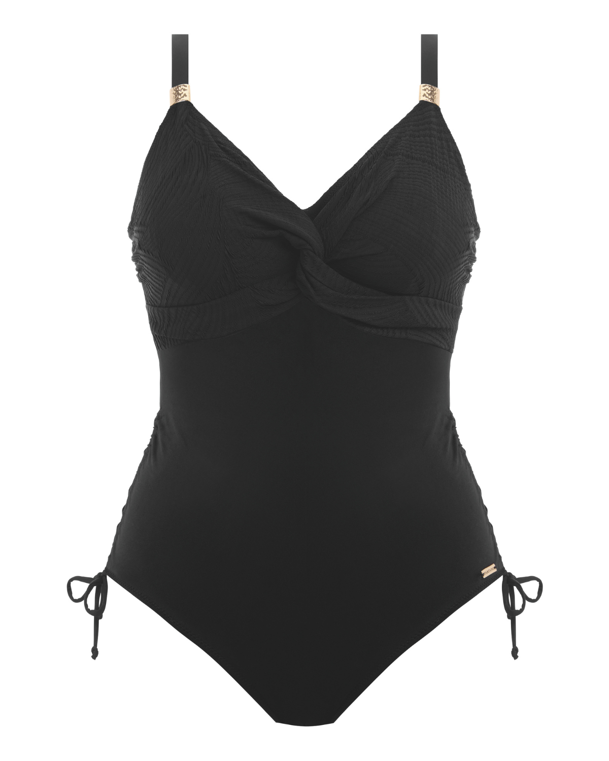 Fantasie Swim Ottawa Twist Front Underwire One Piece - FS6360 - Black