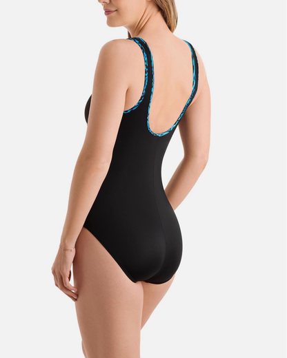 Shape Solver Sport Shirred Zipper One Piece - SVS260104