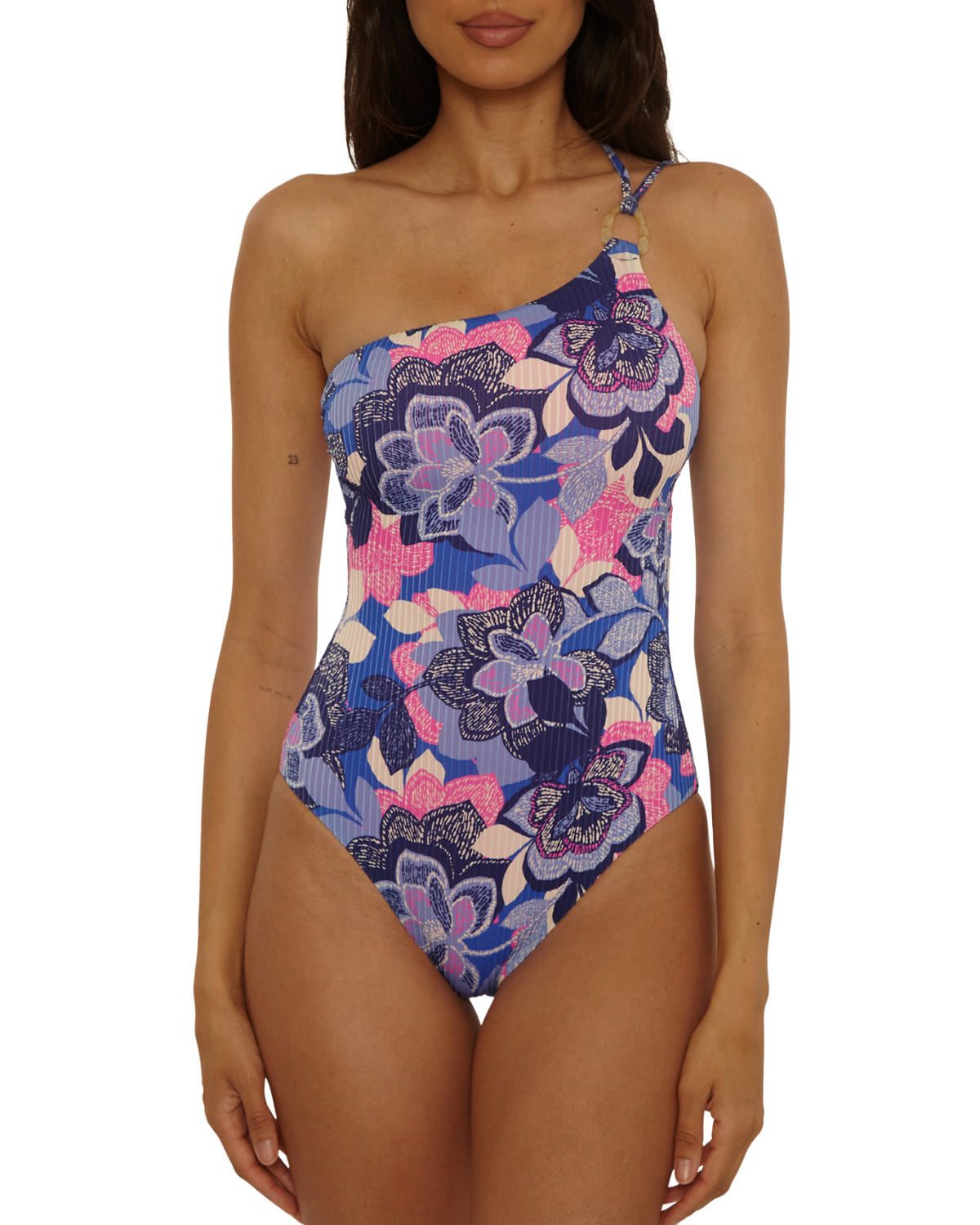 Becca by Rebecca Virtue Lanai Asymmetrical One Piece - 471067