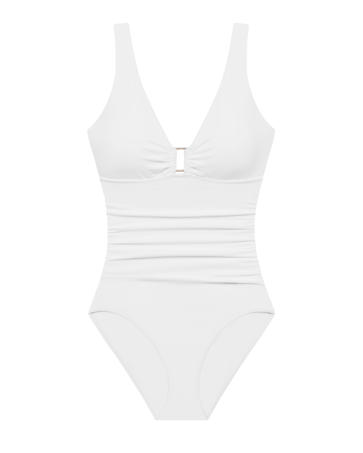 Lauren Ralph Lauren Beach Club Solids Ring One Piece (More Colors Available) - 20601016