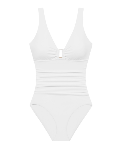 Lauren Ralph Lauren Beach Club Solids Ring One Piece (More Colors Available) - 20601016