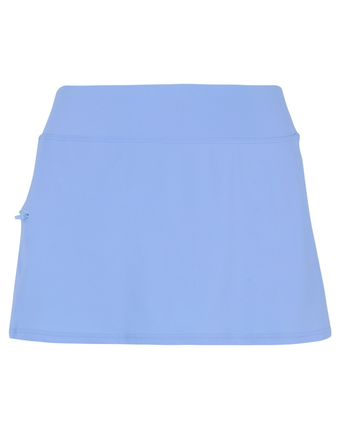 Sunsets Solids Blue Whisper Sporty Swim Skirt - 40B