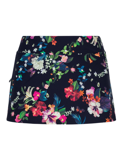 Sunsets Fleur Noire Sporty Swim Skirt - 40B