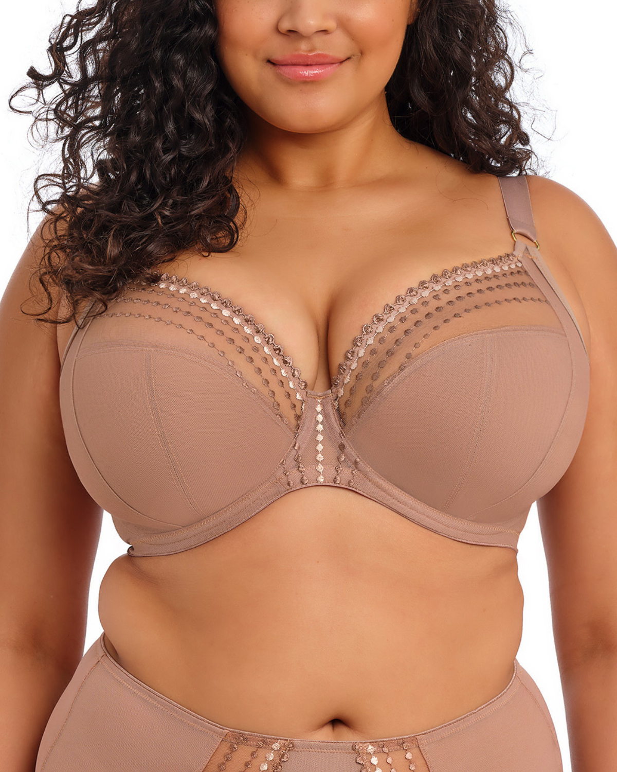 Elomi Matilda Plunge Underwire Bra (More colors available) - 8900 - Praline