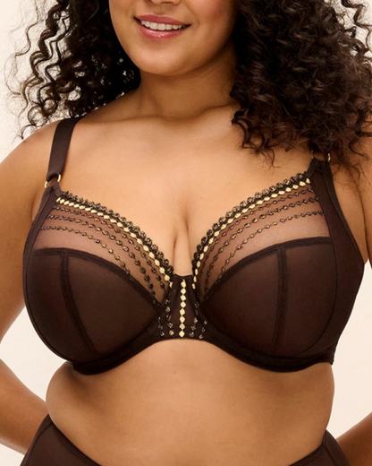 Elomi Matilda Plunge Underwire Bra - 8900 - Gold Rush