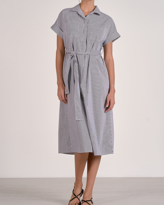Elan Collar Midi Dress - CS50322