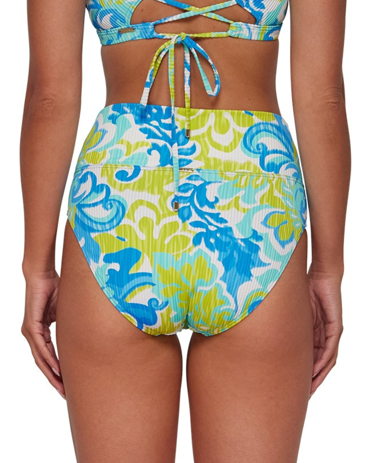 2025 Sunsets Sandbar Rib Ocean Muse Hannah High Waist Bikini Bottom - 33B