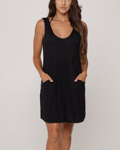 2025 J Valdi Kira Slub Deep Pocket Dress - J35235