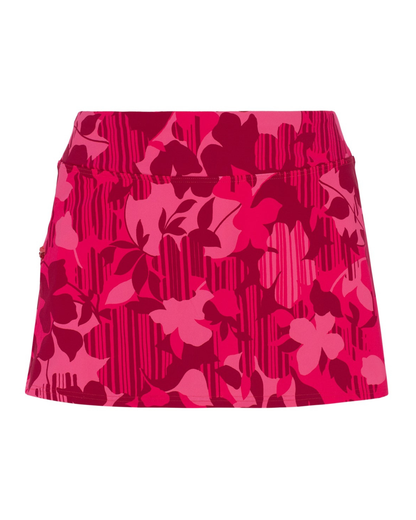 Sunsets Rambling Rose Sporty Swim Skirt - 40B