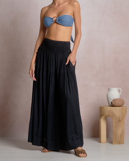 Elan Flowy Maxi Skirt (More Colors Available) - RY4154