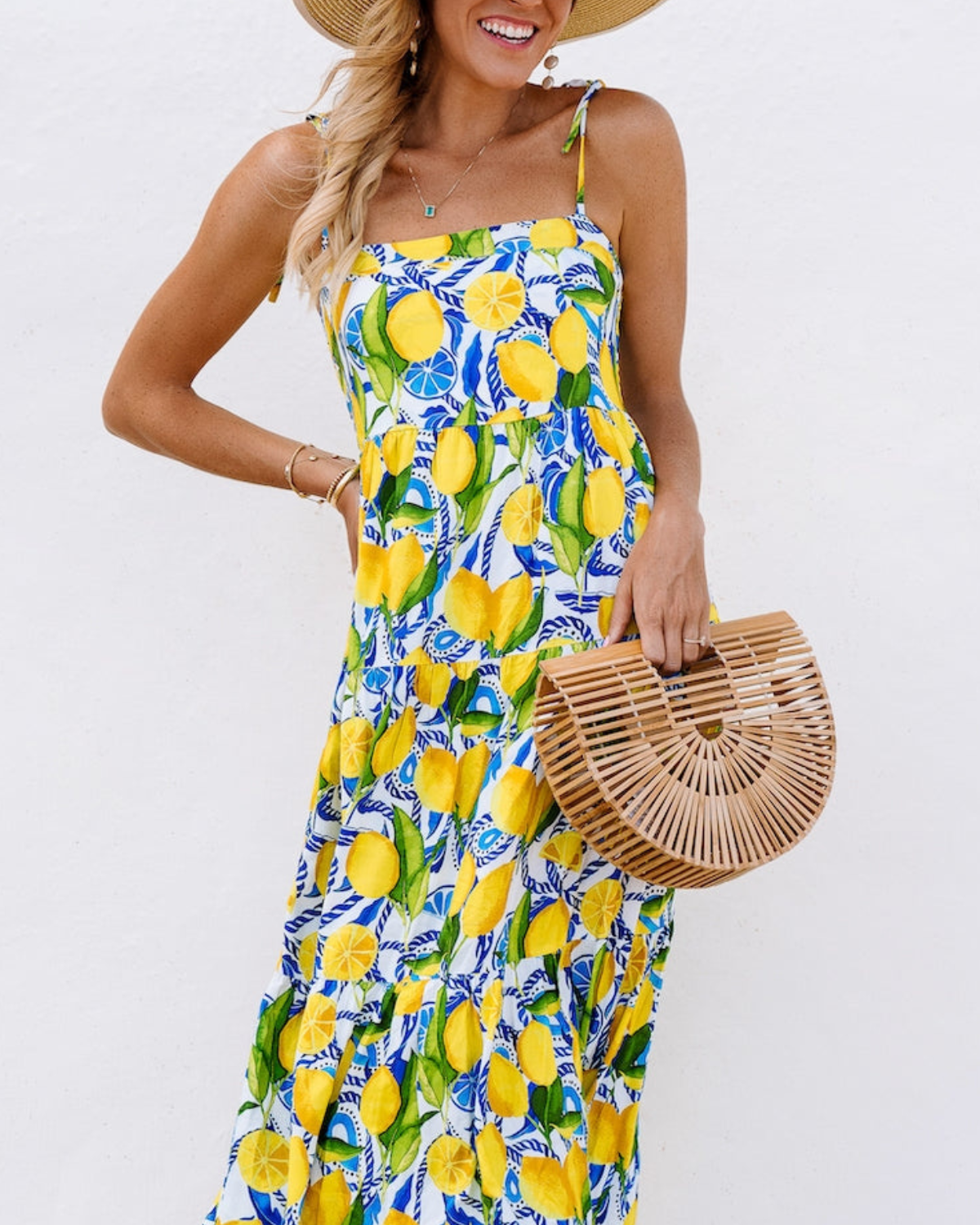 Kenny Flowers Positano Lemon Dress - RDS-LMN