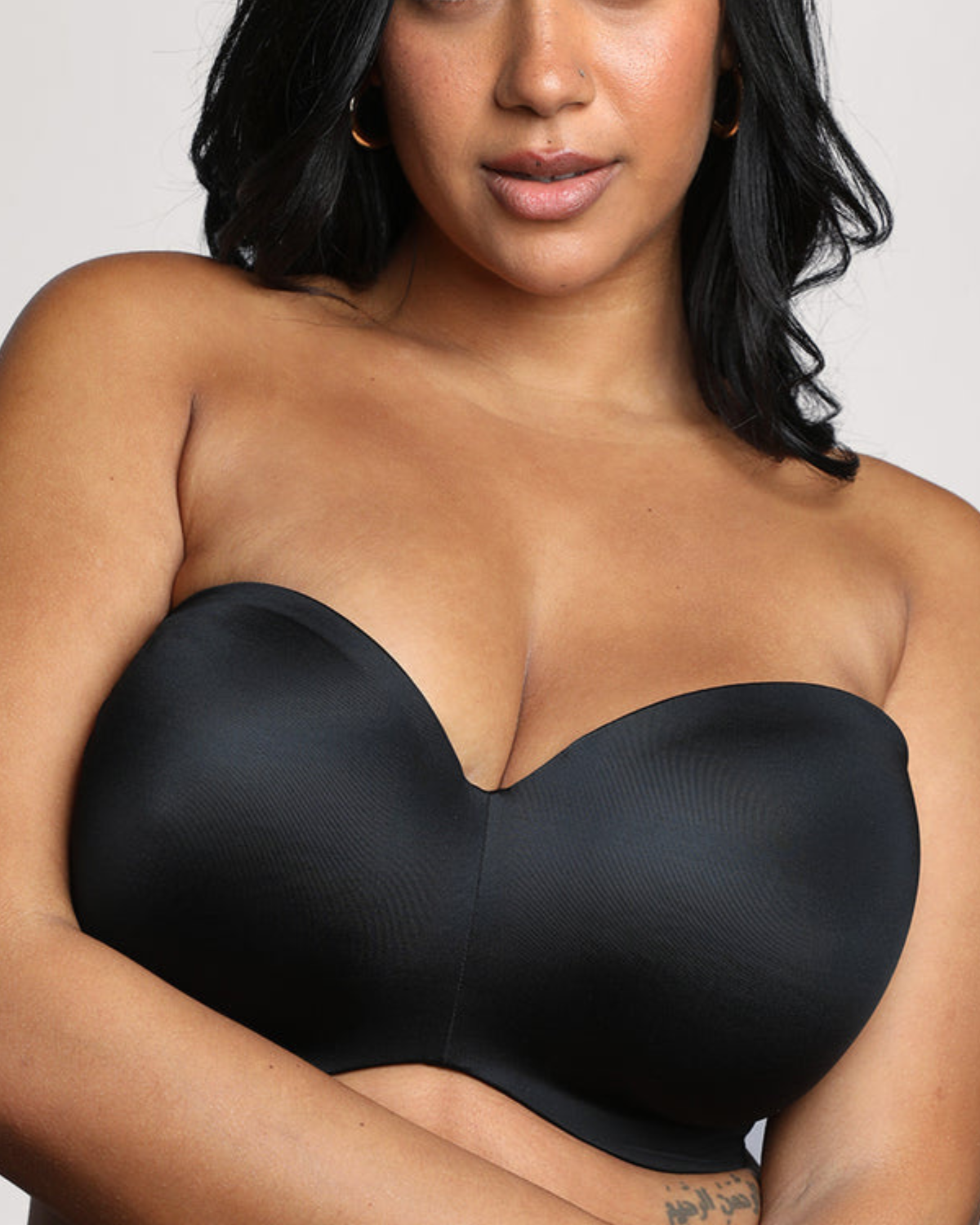 Curvy Couture Smooth Strapless Multi-Way Bra (More colors