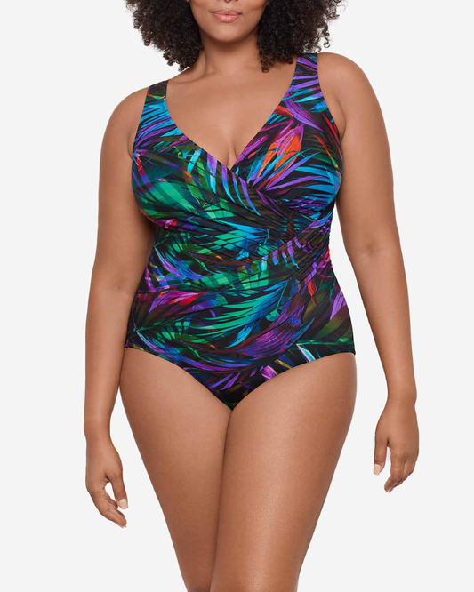 Miraclesuit Women's Plus Palma Paradiso Oceanus One Piece - 65660488W