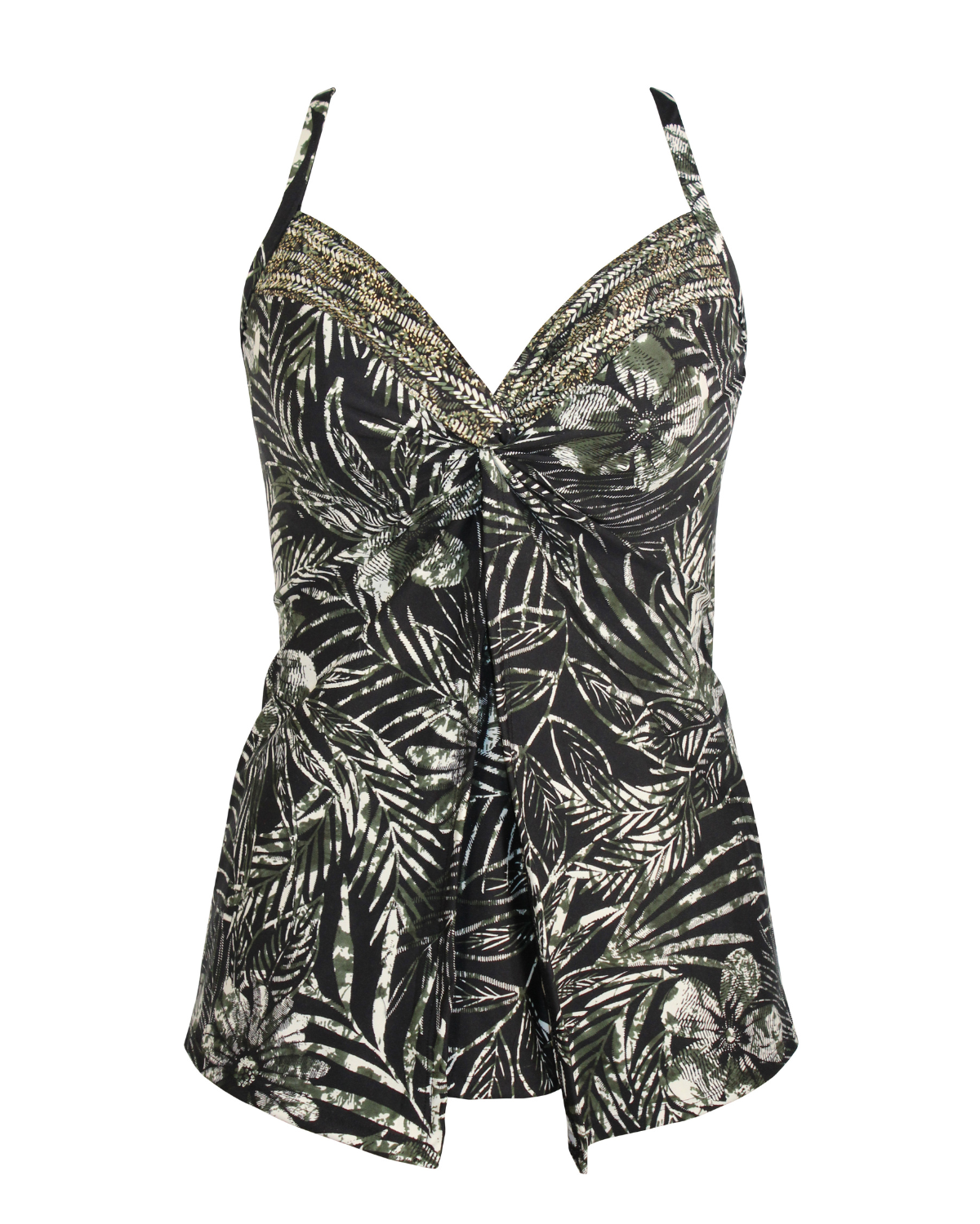 2025 Miraclesuit Women's Plus Zahara Love Knot Underwire Tankini Top - 6561647W