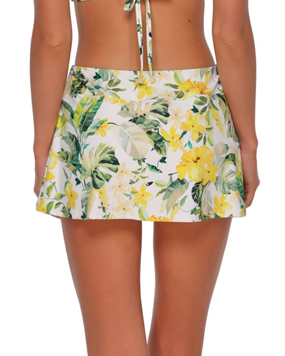 Sunsets Isla Soleil Crepe Sporty Swim Skirt - 40B