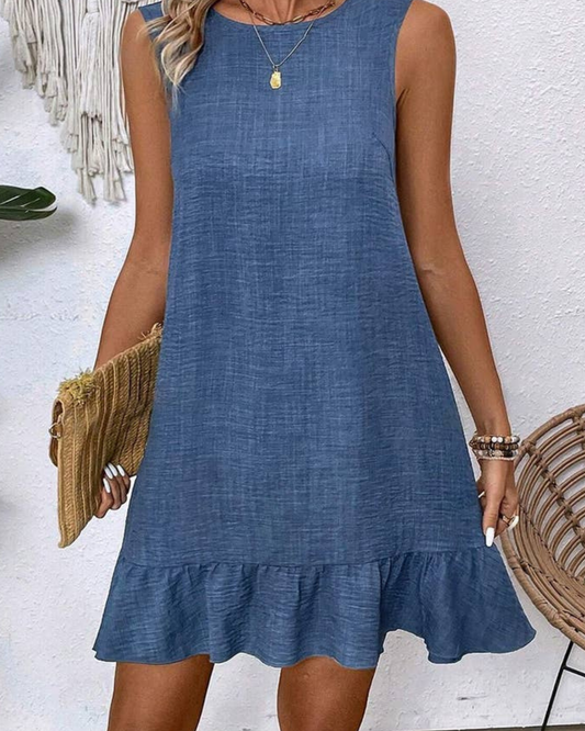 NINEXIS Sleeveless Casual Tank Dress - CWDSD7142