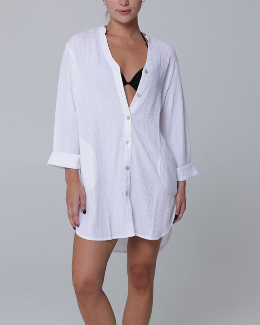 2025 J Valdi Cancun Big Shirt Cover Up - J23595