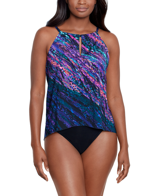 2024 Miraclesuit Mood Ring Peephole Tankini Top - 6552560