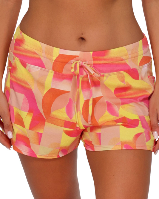 Sunsets Dreamsicle Crepe Laguna Swim Short - 905B