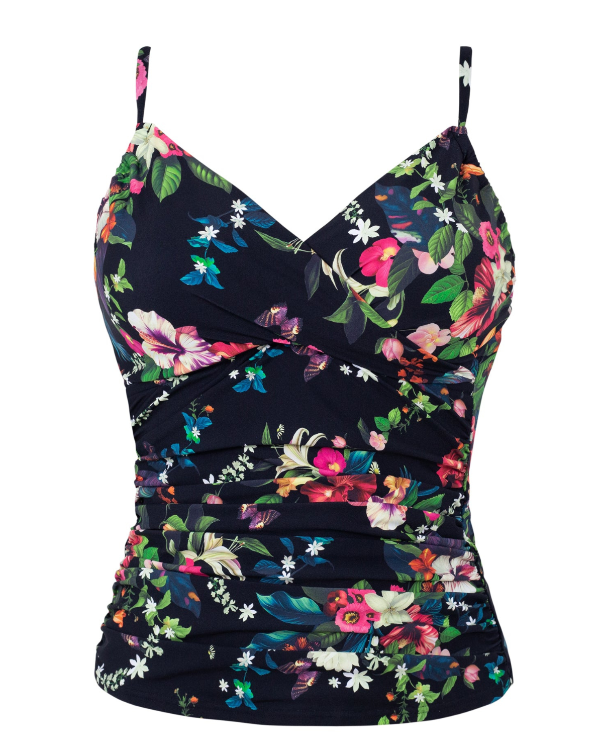 Sunsets Fleur Noire Simone Tankini Top - 81T