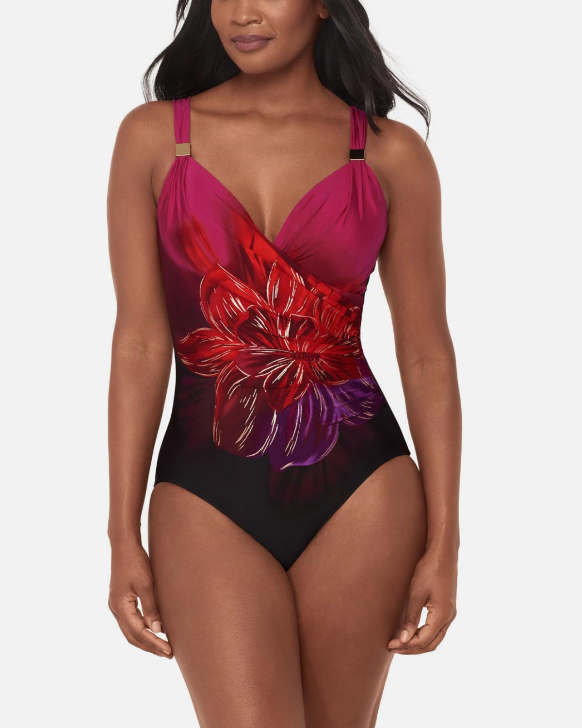 Miraclesuit Petali Rosa Siren Underwire One Piece - 6567317