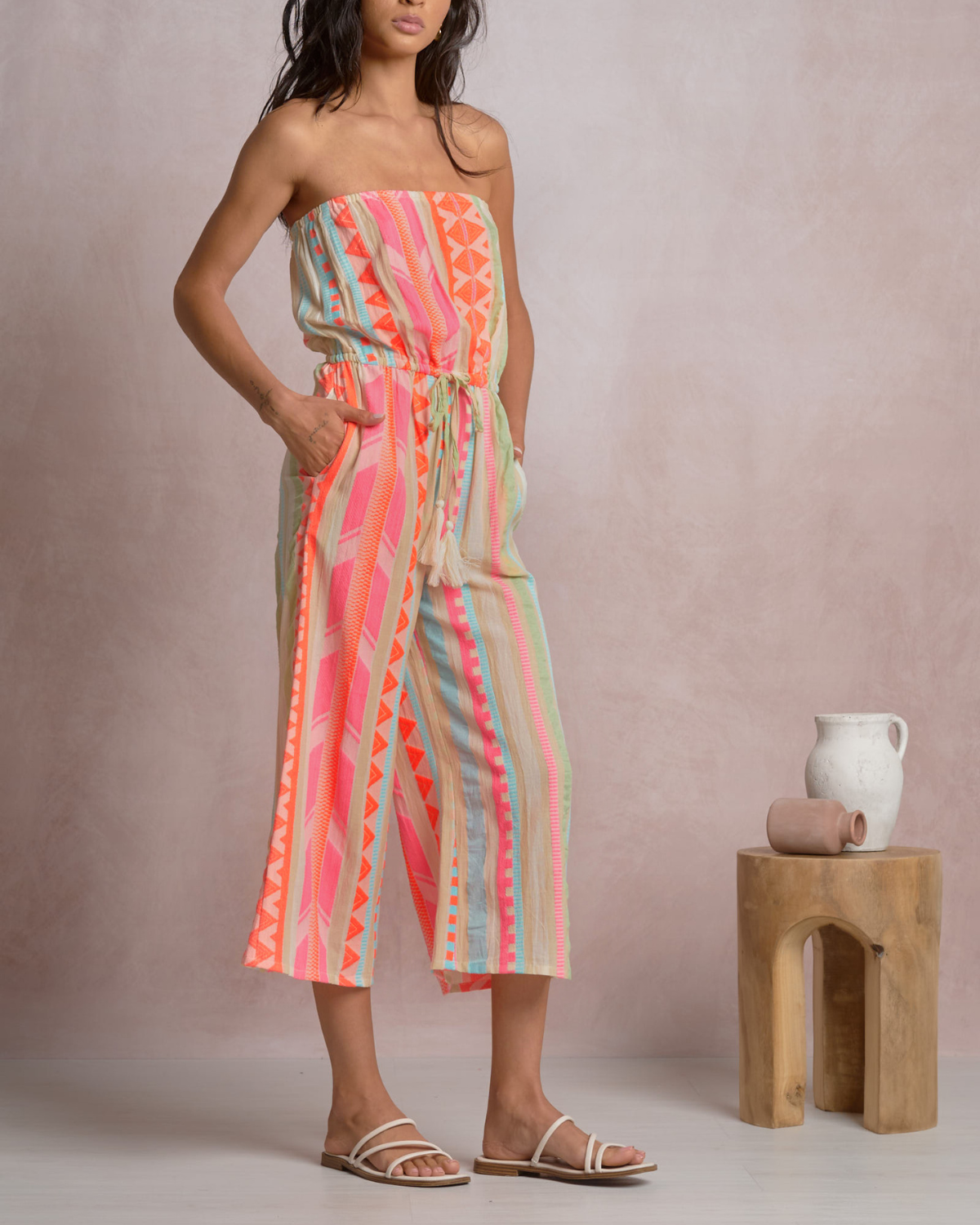 Elan Aztec Jumpsuit - CNE7095