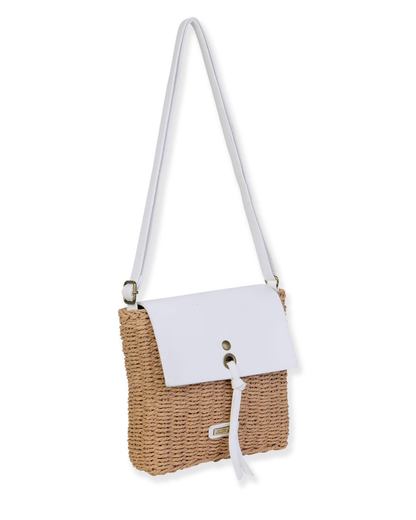Sun N Sand Paper Straw Crossbody (More Colors Available) - CE6712